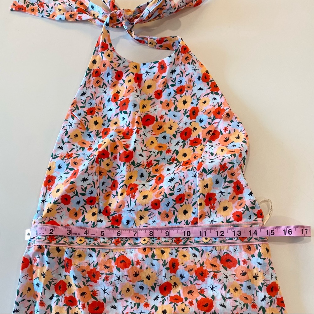Agua by Agua Bendita Magnolia Printed Linen Halter Maxi Dress - Picture 15 of 16